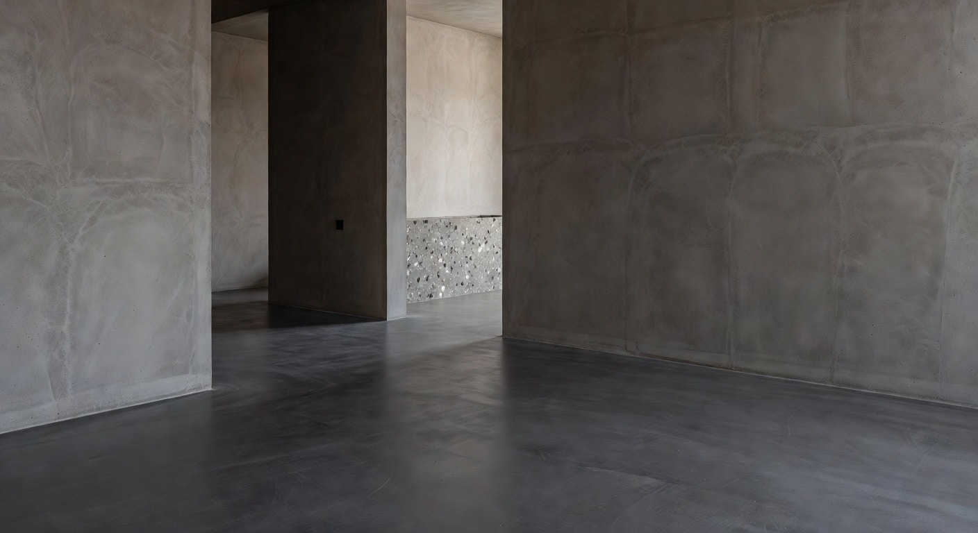 Rehabilitación loft industrial Madrid con microcemento